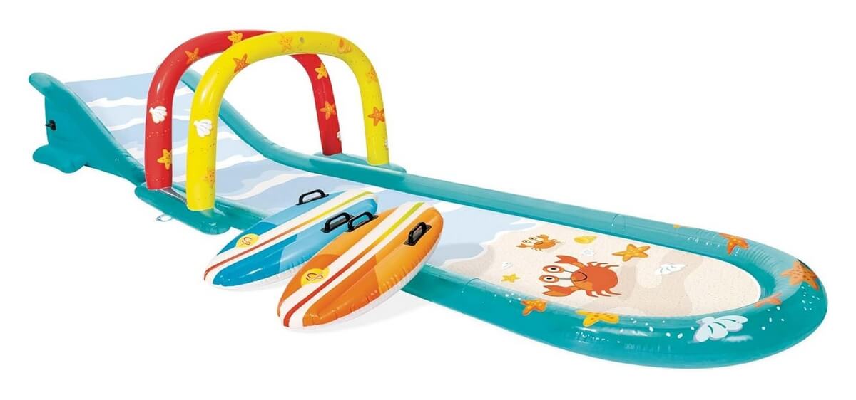 Игровой центр "Веселая горка" с 2-мя серфами (561х137х99см) 1шт/упак 56167